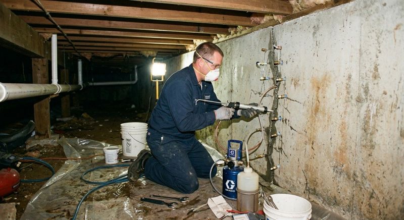 Basement Foundation Repair in Frederick County, MD