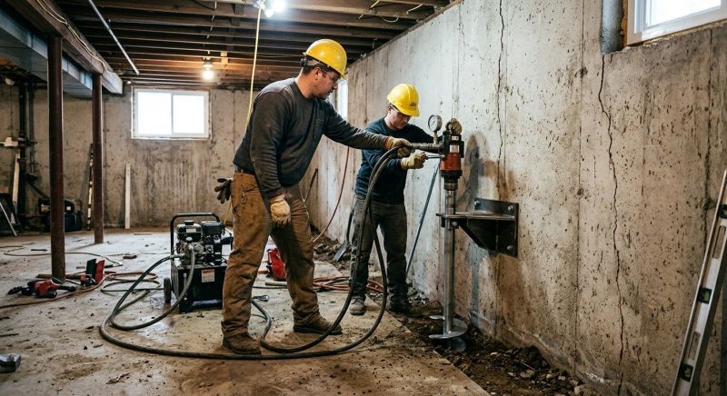 Basement Stabilization in Olney, MD