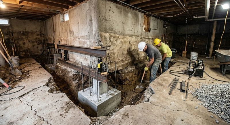 Basement Underpinning in Olney, MD
