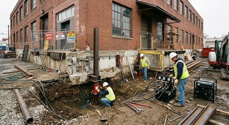 Building Foundation Repair in Cabin John, MD