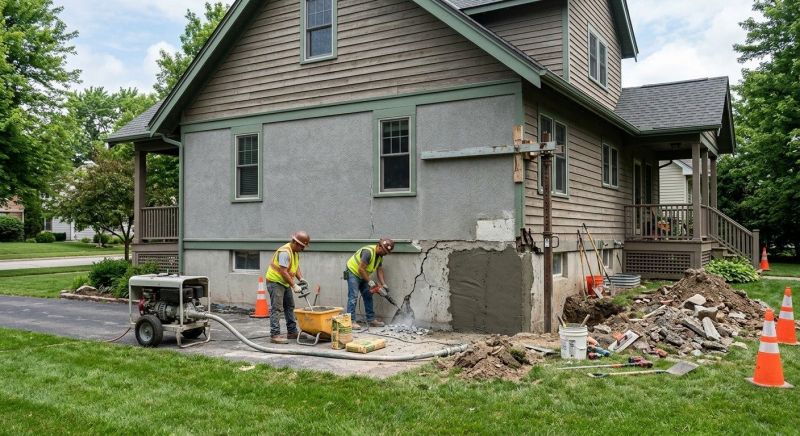 Building Foundation Repair in Leesburg, VA