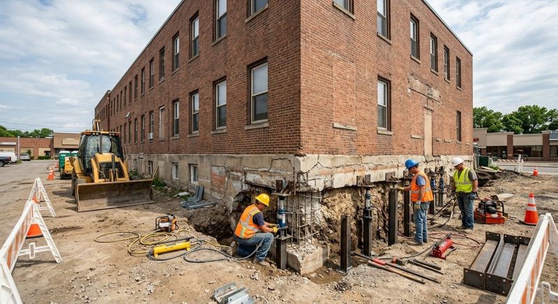 Commercial Foundation Repair in Olney, MD
