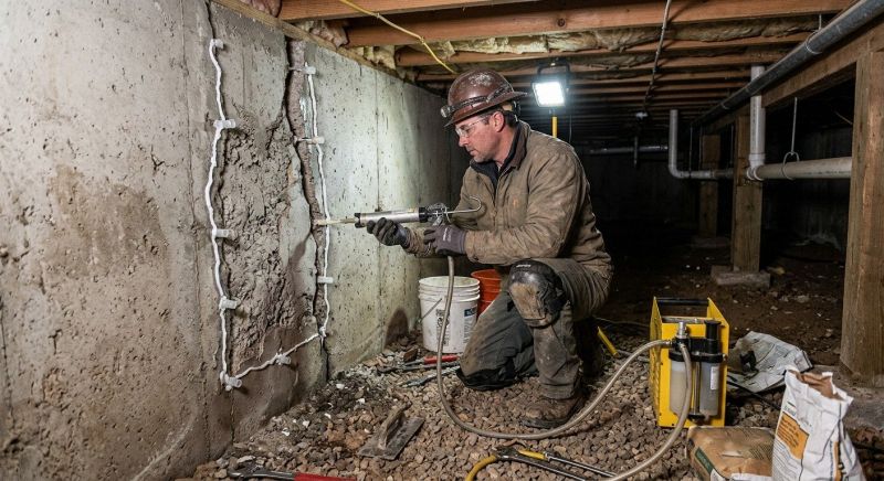 Concrete Foundation Repair in Catonsville, MD