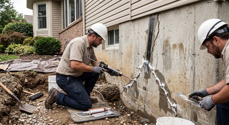 Cracked Foundation Repair in Alexandria, VA