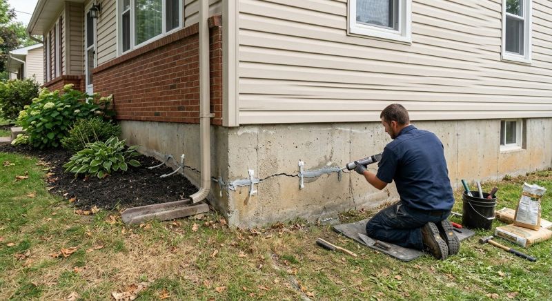 Cracked Foundation Repair in Cabin John, MD