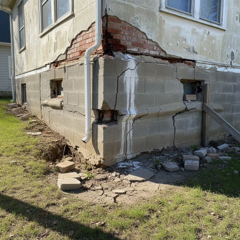 Cracked Foundation Repair in Damascus, MD