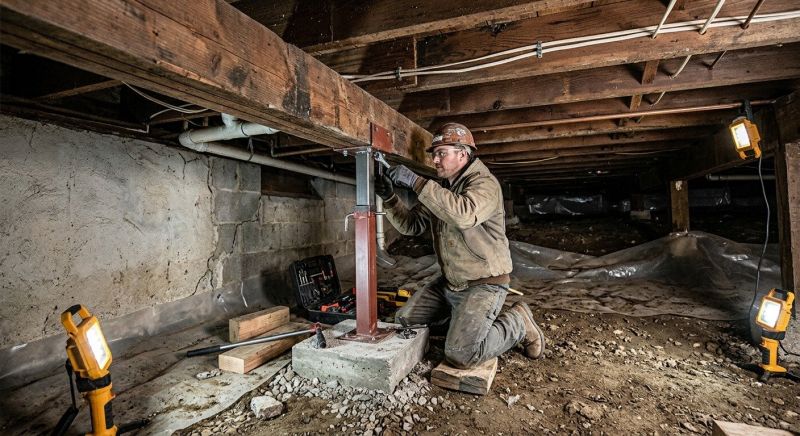 Crawl Space Leveling in Olney, MD