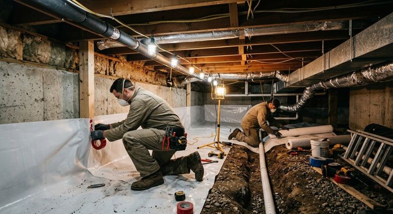 Crawl Space Leveling in Olney, MD