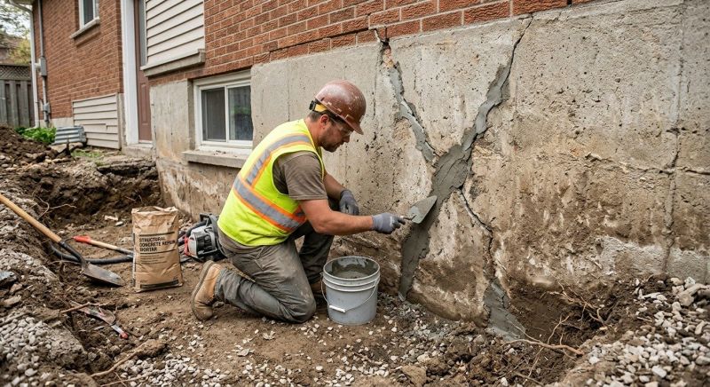 Foundation Crack Repair in Boyds, MD