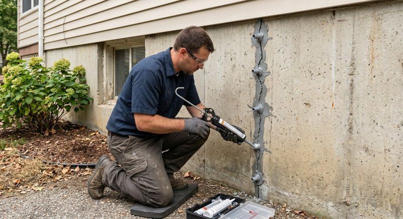 Foundation Crack Sealing in Olney, MD