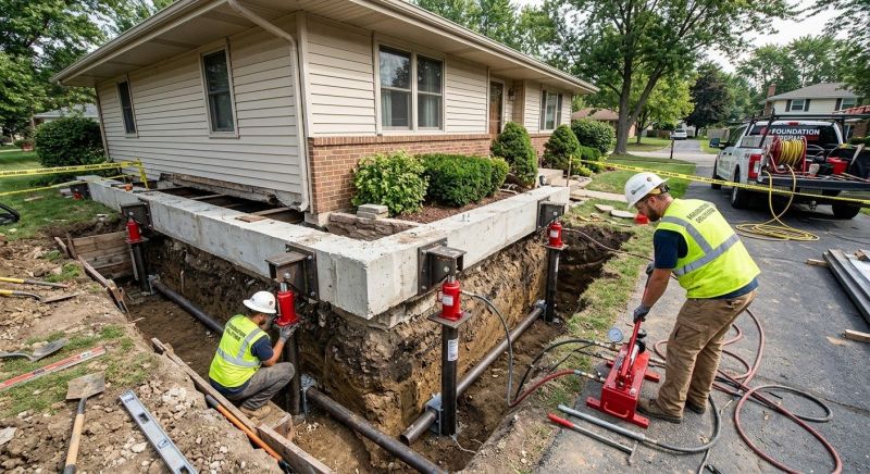 Foundation Jacking in Ashton, MD