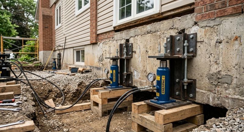 Foundation Jacking in Frederick County, MD