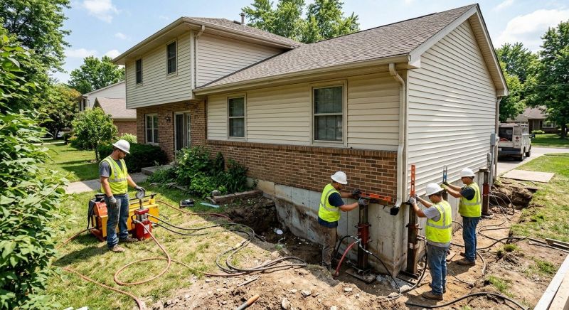 Foundation Jacking in Gaithersburg, MD