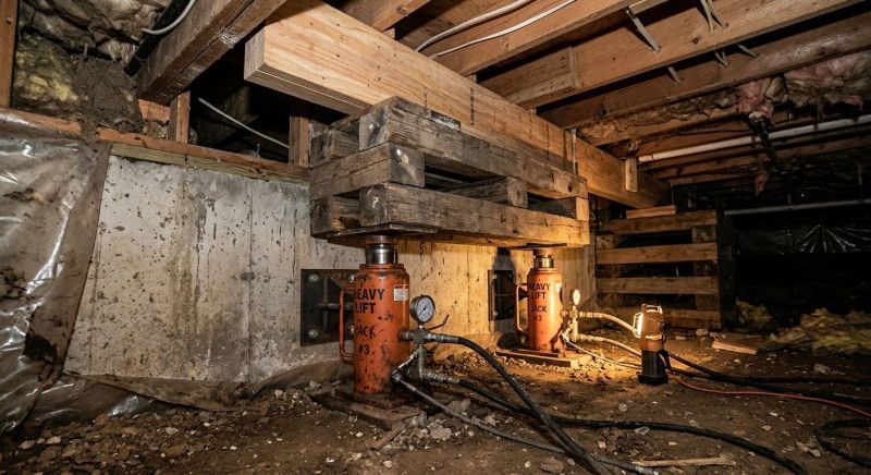 Foundation Jacking in Millersville, MD