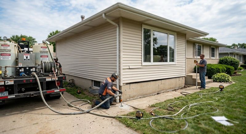 Foundation Lifting in Annandale, VA