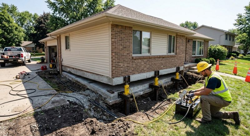 Foundation Lifting in Hyattsville, MD