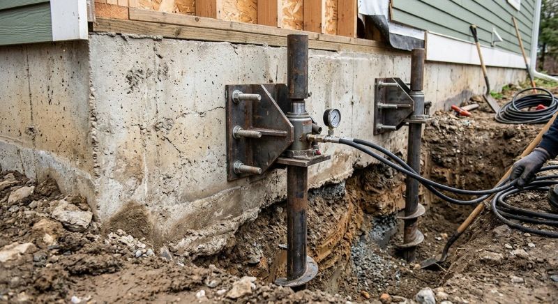 Foundation Pier Leveling in Olney, MD
