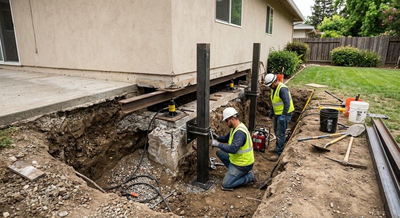 Foundation Pier Repair in Olney, MD