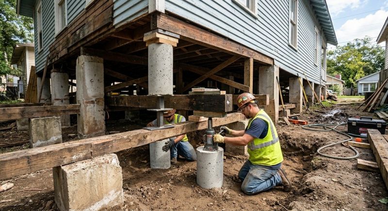 Foundation Pier Repair in Olney, MD
