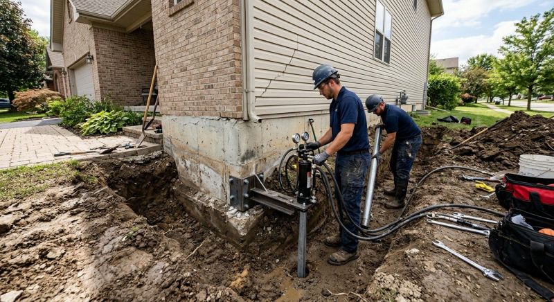 Foundation Settlement Repair in Olney, MD