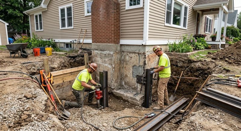 House Foundation Repair in Greenbelt, MD