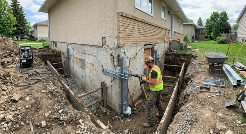 House Foundation Repair in Greenbelt, MD
