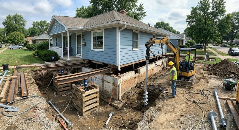 House Underpinning in Olney, MD