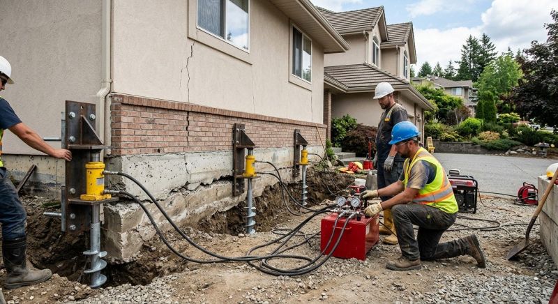 Sinking Foundation Lifting in Olney, MD