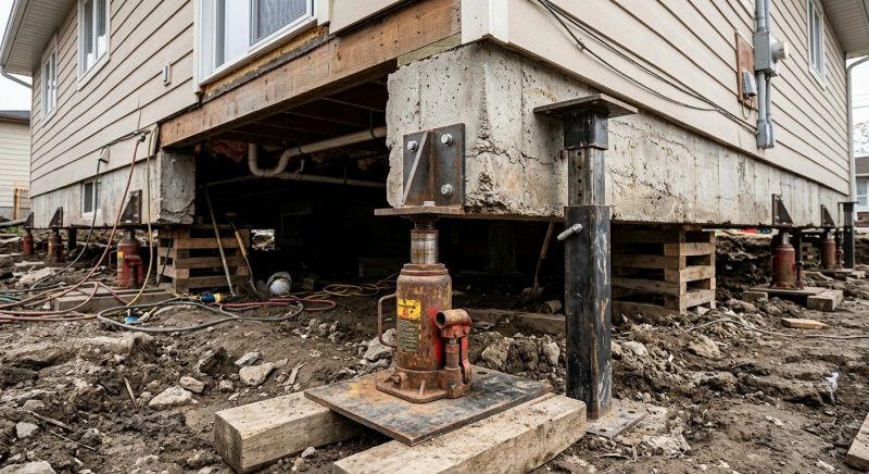 Sinking Foundation Lifting in Olney, MD