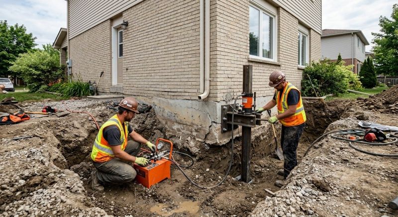 Sinking Foundation Lifting in Olney, MD