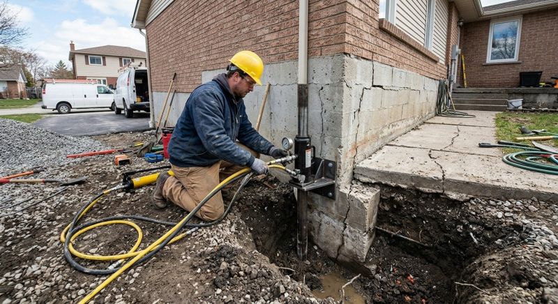 Sinking Foundation Repair in Brookeville, MD