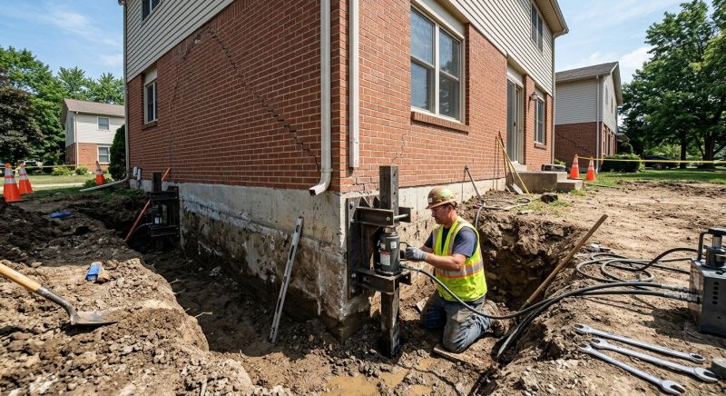 Sinking Foundation Repair in Cabin John, MD