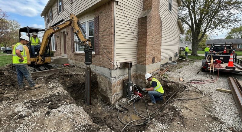 Sinking Foundation Repair in Frederick County, MD