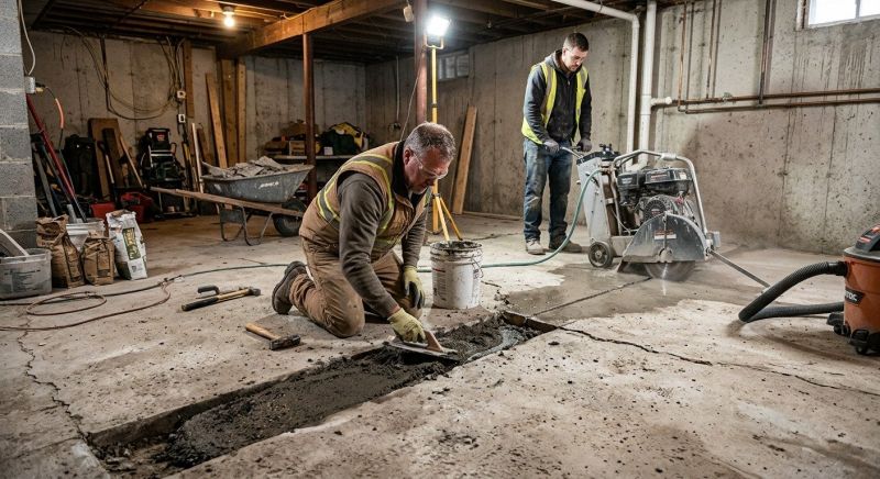 Slab Foundation Repair in Olney, MD