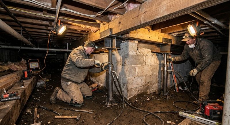 Structural Foundation Repair in Gaithersburg, MD